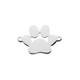 Stainless Steel Dog Paw Hang Pendant (10pcs)