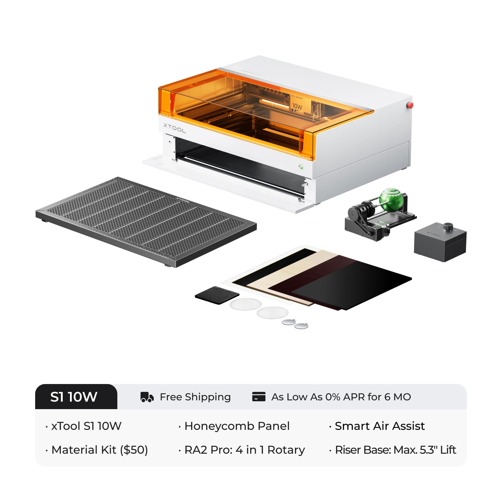 xTool S1 Enclosed Diode Laser Cutter