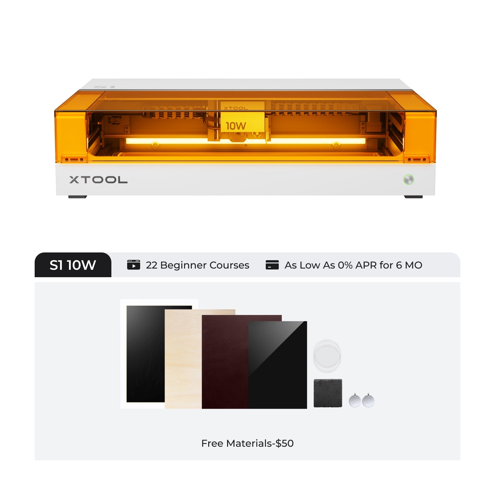 xTool S1 Enclosed Diode Laser Cutter