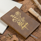 Brown to Gold Laserable PU Notebook