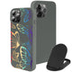 Silicone Magnetic iPhone Case with Laserable Rainbow Filling