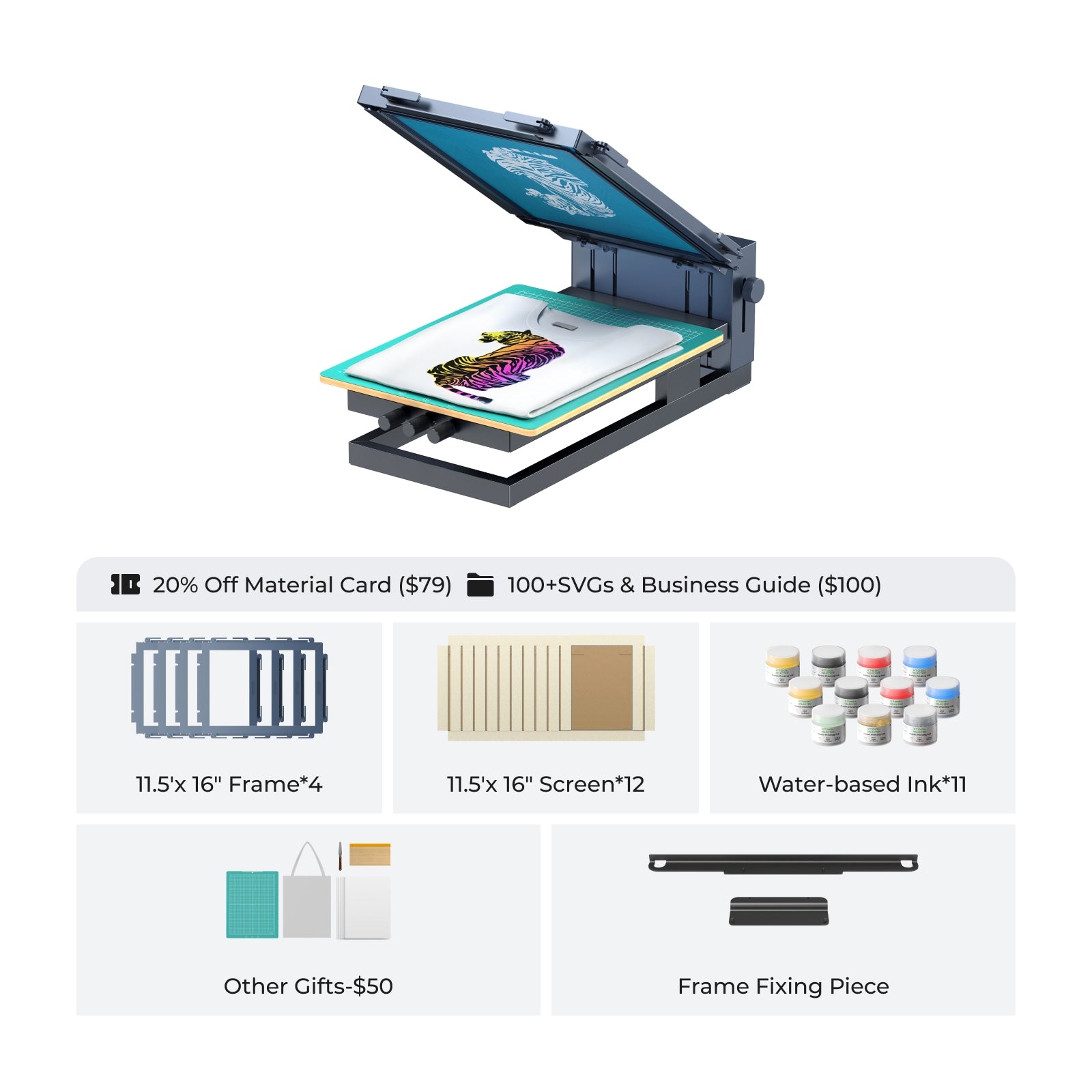 xTool Screen Printer: 1st Screen Printing Solution with Laser