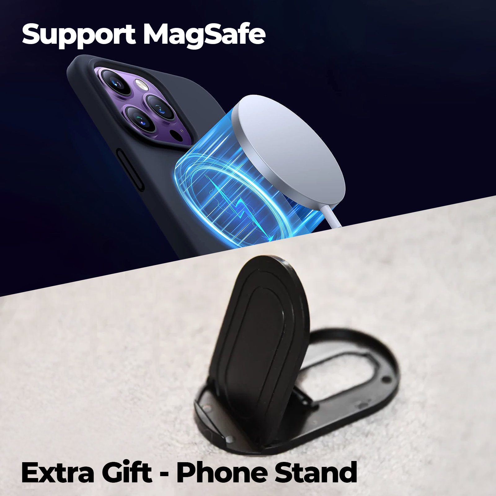 Silicone Magnetic iPhone Case & Apple Watch Bands with Laserable Filling