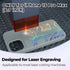 Silicone Magnetic iPhone Case with Laserable Rainbow Filling