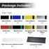 Laser Engraving Two-Tone Plastic Nameplate Trial Kit (13pcs)