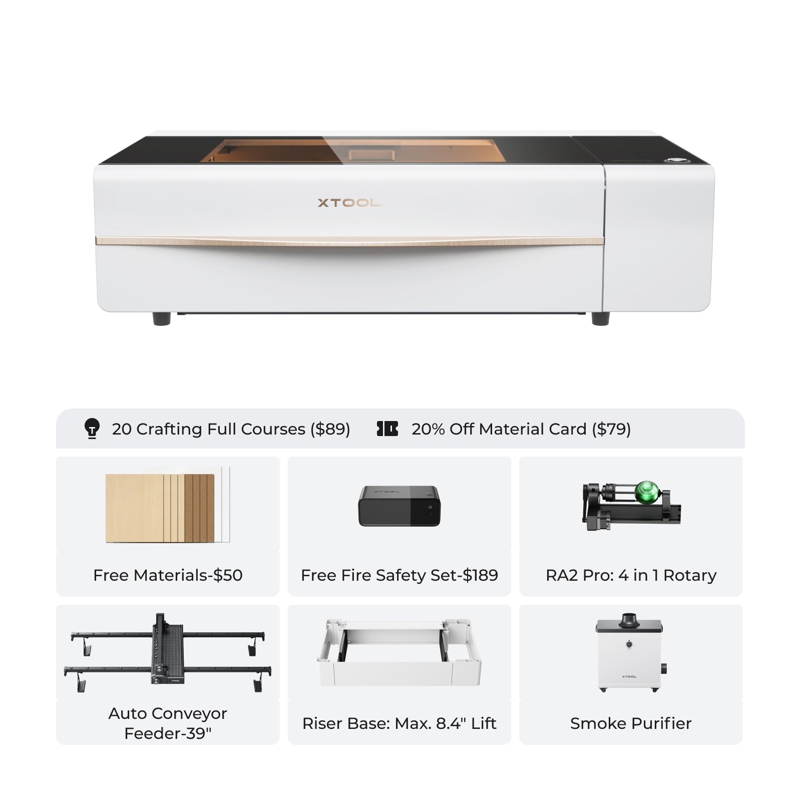 xTool P2 55W Desktop CO2 Laser Cutter test