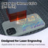 Silicone Magnetic iPhone Case with Laserable Rainbow Filling