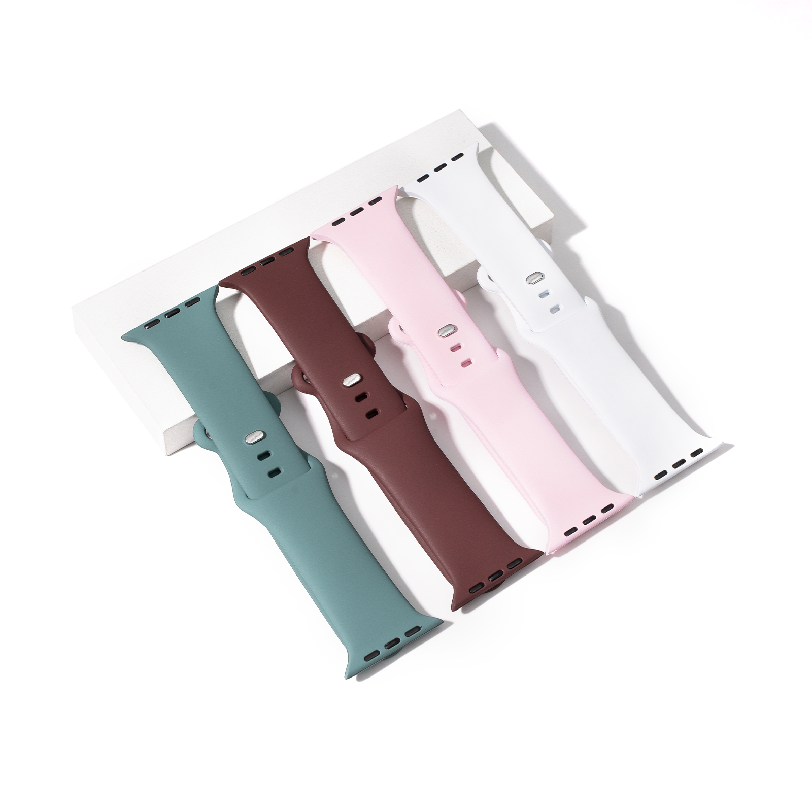 Silicone Magnetic iPhone Case & Apple Watch Bands with Laserable Filling