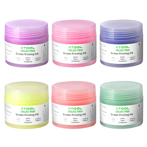 Fluorescent Color Screen Printing Ink Set (6 Colors)