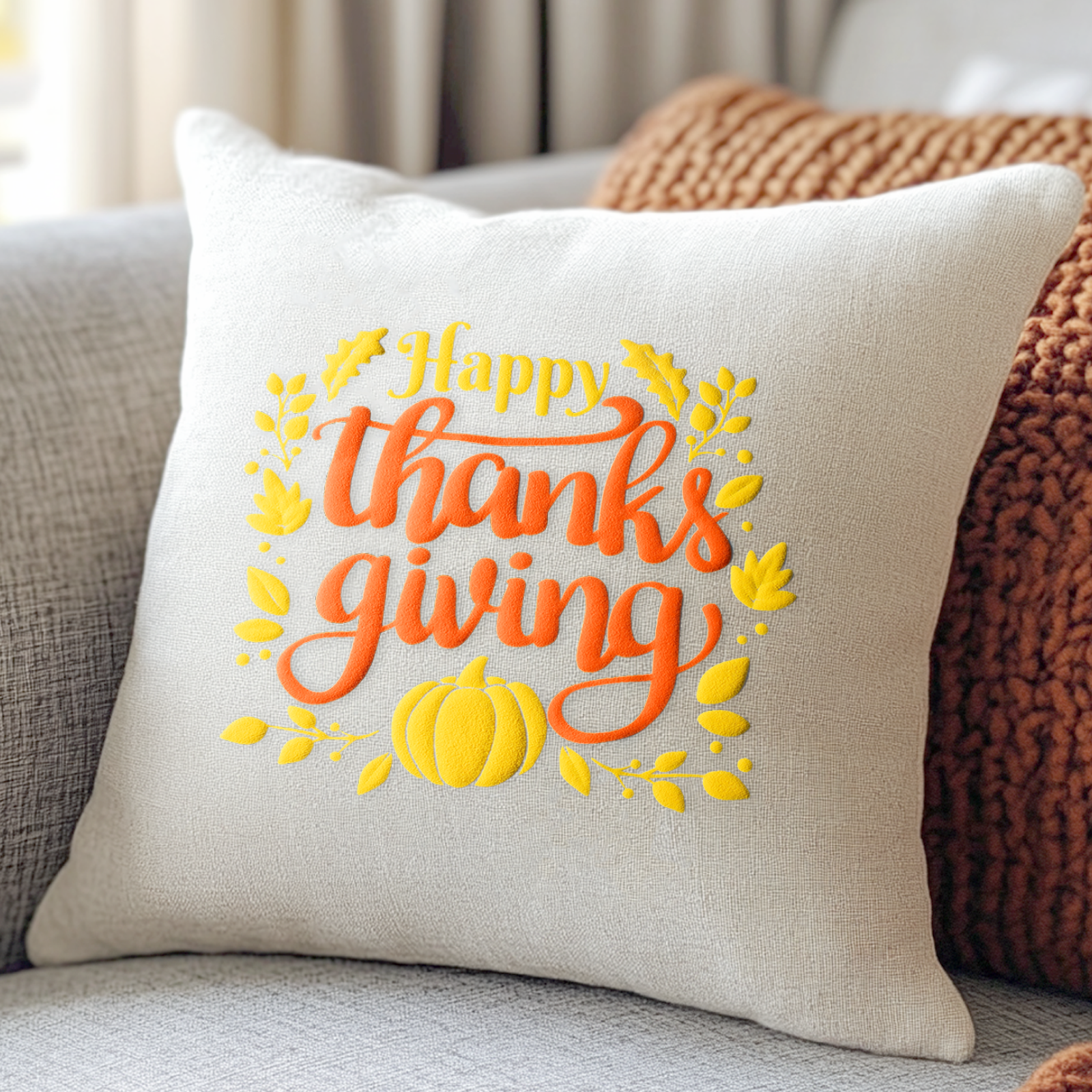 Thanksgiving 3D Puff Heat Transfer Vinyl Kit (2 Roll)