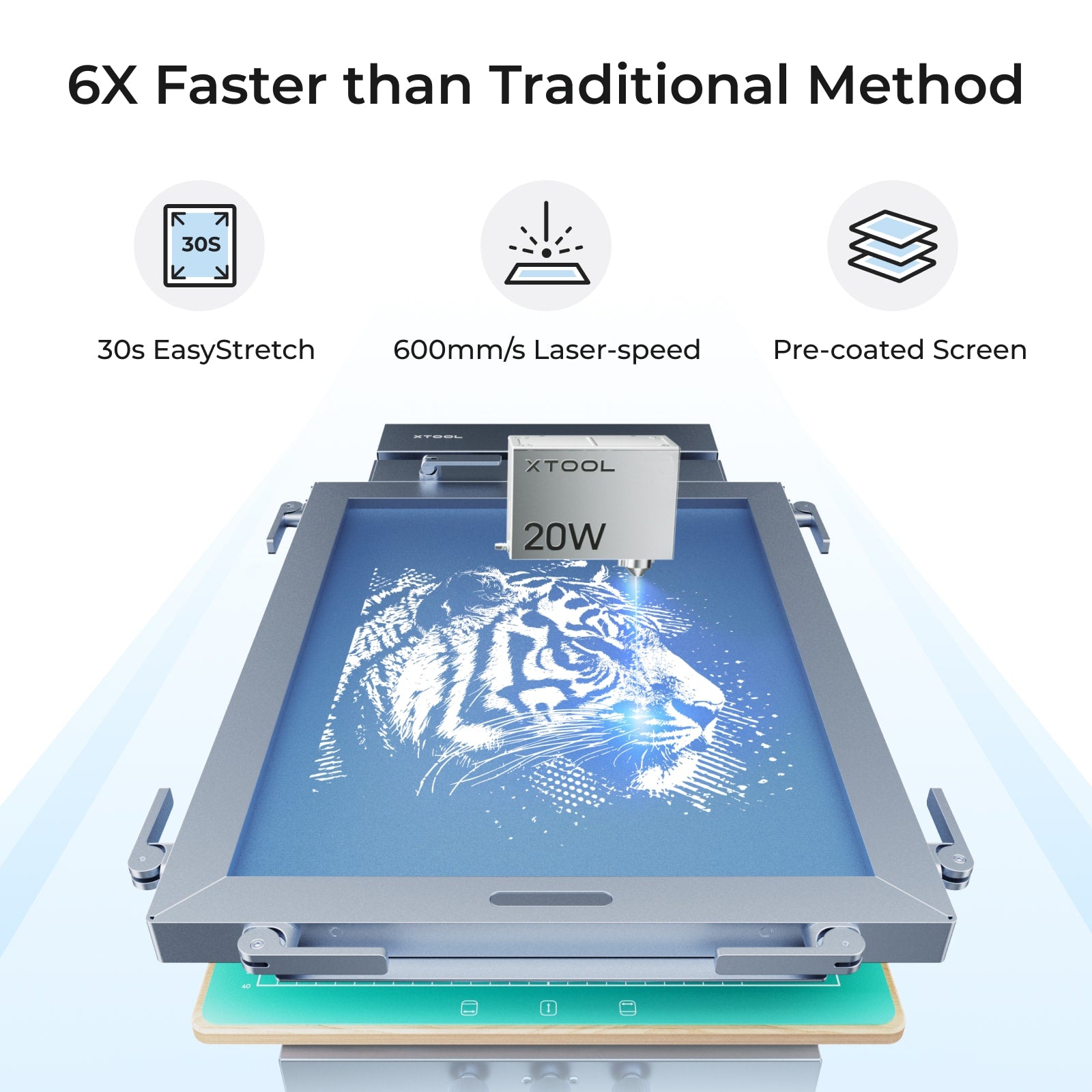 xTool Screen Printer: 1st Screen Printing Solution with Laser