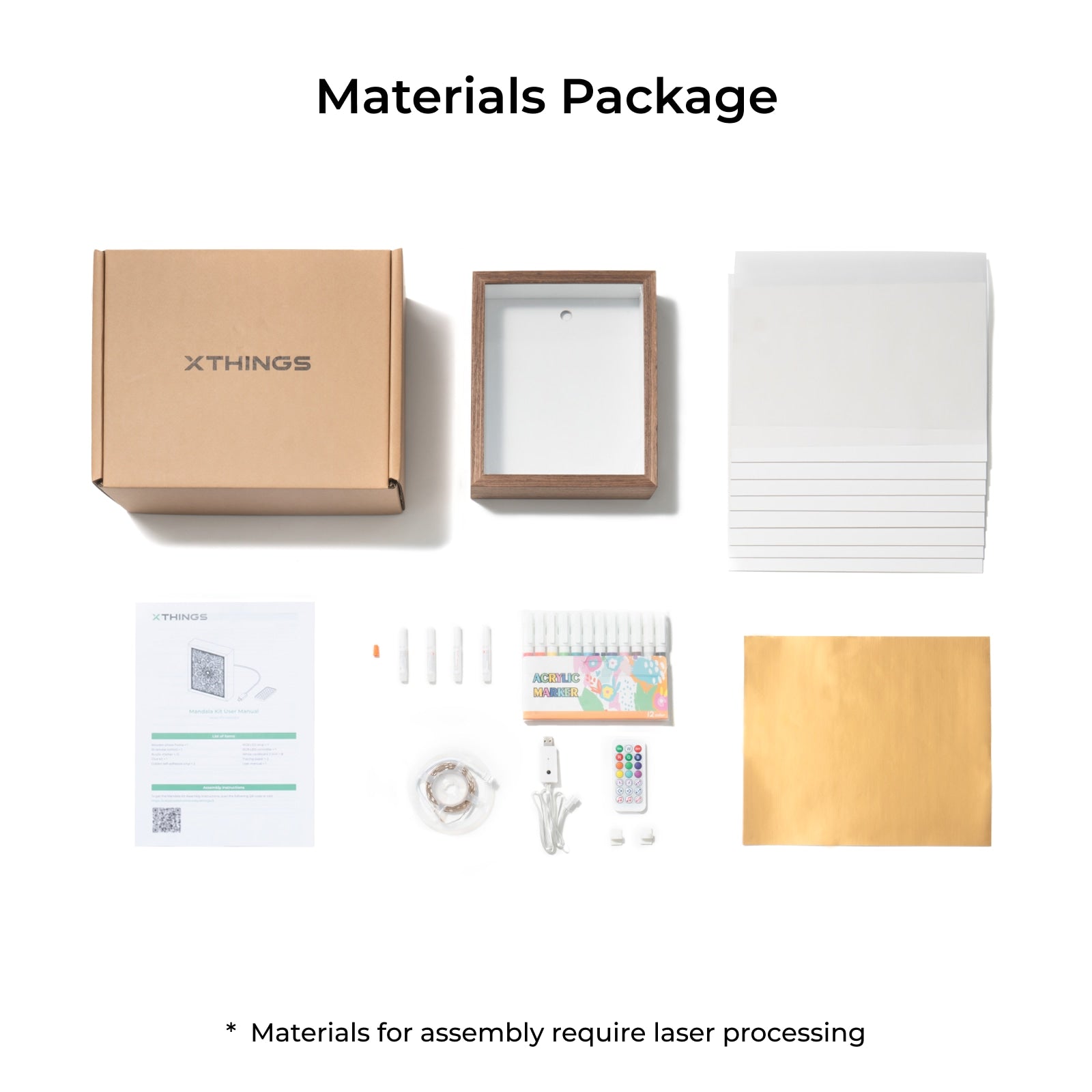 xTool ColorBeam Mandala Kit (materials package)