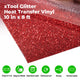 Cherry Tomato Red Glitter HTV Heat Transfer Vinyl Roll