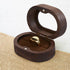 Black Walnut Wood Ring or Earring Box