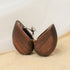 Black Walnut Wood Heart-Shaped Ring Box