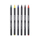 Edding 4200 Porcelain Brush Pen Set (6pcs)