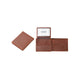 Coffee Leather RFID Blocking Bifold Wallet