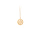 Gold Stainless Steel Spinner Pendant Necklace (3pcs)