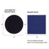 Black to Gold Laserable PU Round Patch (10pcs)