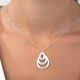 Stainless Steel Water Drop Necklace (6pcs)