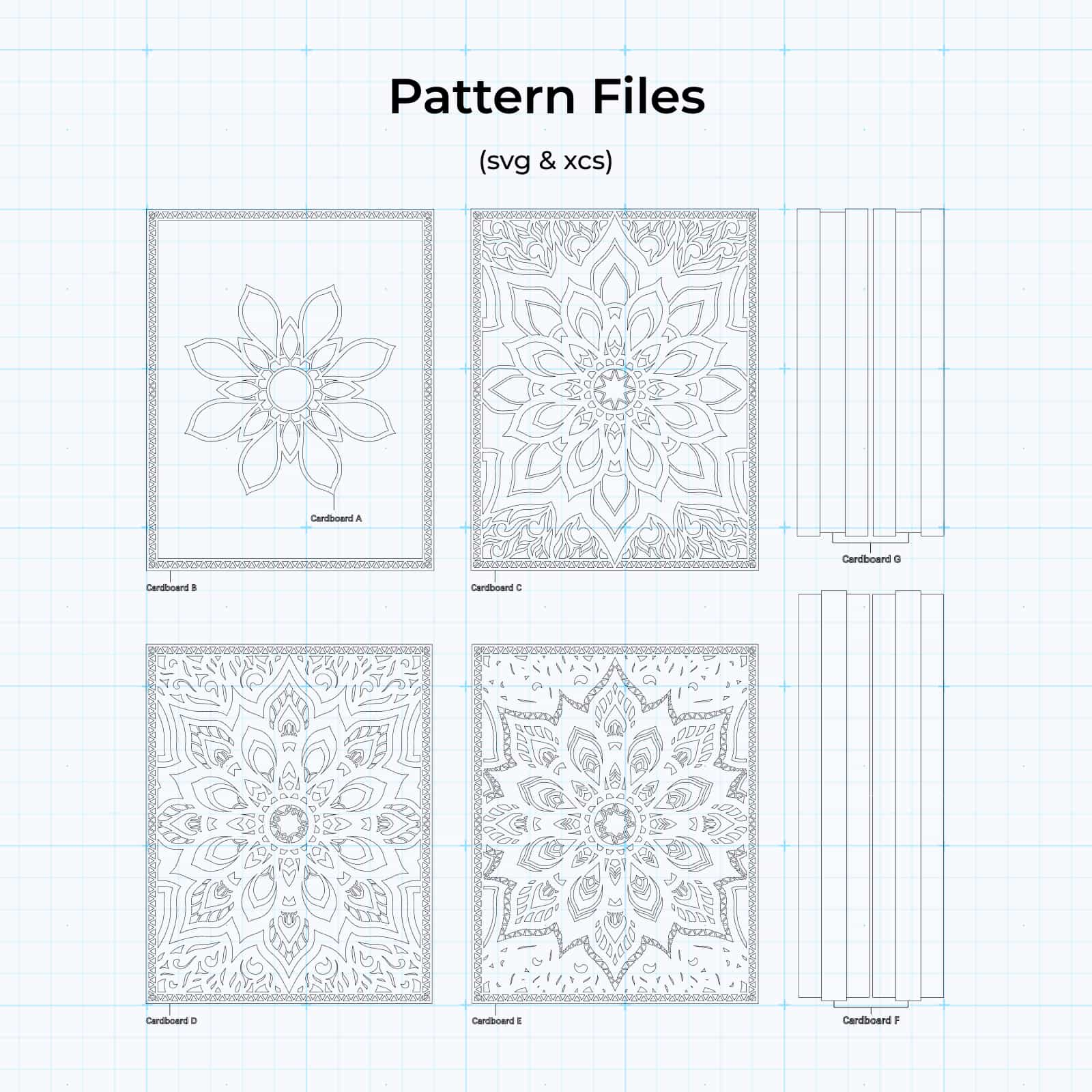 xTool ColorBeam Mandala Kit (materials package)