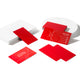 Red Aluminum Business Cards (60pcs)