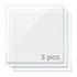 1/8" Clear Transparent Glossy Acrylic Sheet Plexiglass (3pcs)