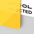 1/8" Yellow Translucent Glossy Acrylic Sheet (3pcs)