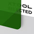 1/8" Green Translucent Glossy Acrylic Sheet (3pcs)