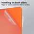 1/8" Orange Opaque Glossy Acrylic Sheet Plexiglass for Diode Laser Cutting (3pcs)