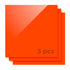 1/8" Solid Orange Opaque Glossy Acrylic Sheet Plexiglass for Diode Laser Cutting (3pcs)