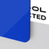 1/8" Deep Blue Opaque Glossy Acrylic Sheet Plexiglass (3pcs)