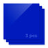 1/8" Deep Blue Opaque Glossy Acrylic Sheet Plexiglass (3pcs)