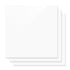 1/8" White Opaque Glossy Acrylic Sheet Plexiglass (3pcs)