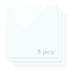 1/8" Pearl White Opaque Glossy Acrylic Sheet for Diode Laser Cutting (3pcs)