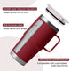 Harvest Red Stainless Steel Tumbler kit with Handle (20oz)