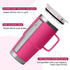 Barbie Pink Stainless Steel Tumbler kit with Handle (20oz)