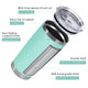 20oz Seafoam Stainless Steel Coffee Tumbler for Laser Engraving