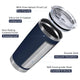 20oz Navy Stainless Steel Coffee Tumbler for Laser Engraving