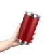 20oz Brick Red Stainless Steel Coffee Tumbler for Laser Engraving