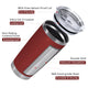 20oz Brick Red Stainless Steel Coffee Tumbler for Laser Engraving