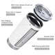 20oz White Stainless Steel Coffee Tumbler for Laser Engraving