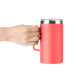 Coral Stainless Steel Tumbler with Handle (24oz)