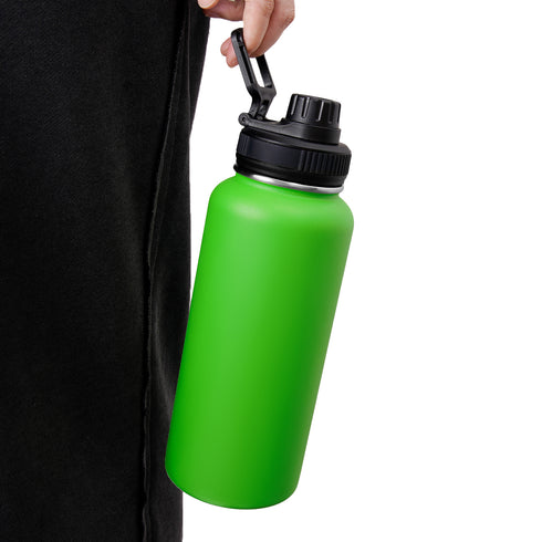 32oz Apple Green Stainless Steel Insulated Water Bottle with Chug Cap