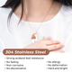 Stainless Steel Heart and Bar Necklace (6pcs)