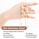 Stainless Steel Tag Bracelet (6pcs)