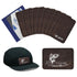 Brown to Silver Laserable PU Rectangular Patch (10pcs)