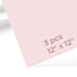 1/8" Pastel Nude Blush Pink Acrylic Sheet Plexiglass (3pcs)