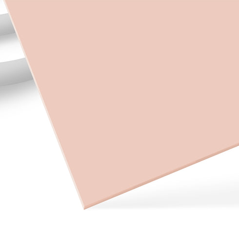 1/8" Pastel Blush Pink Acrylic Sheet Plexiglass (3pcs)