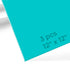 1/8" Pastel Bright Teal Acrylic Sheet Plexiglass (3pcs)